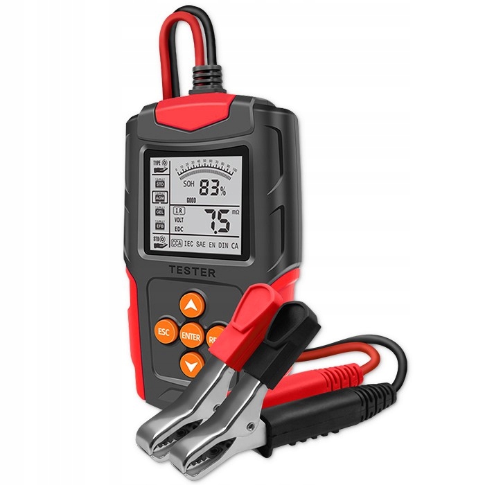 Digitálny tester batérií s LCD displejom 12V 24V 3Ah-200Ah